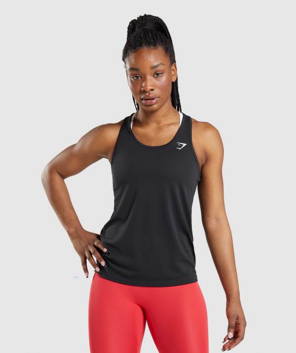 Damske Tielko Gymshark Training Čierne | NY4950287